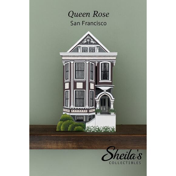 Sheila’s Collectibles #SF102 Queen Rose San Francisco  in Box - Picture 1 of 4